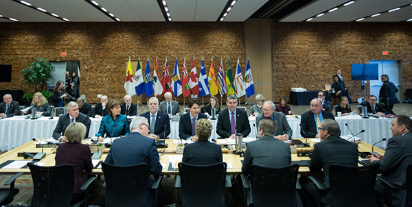 First Ministers’ Meeting in March 2016 (Photo: Adam Scotti, PMO)